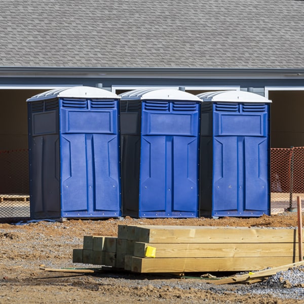 how often are the portable toilets cleaned and serviced during a rental period in Princeville Hawaii